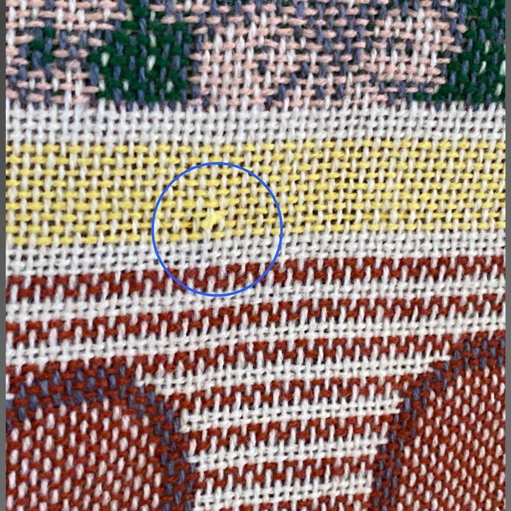 Mohawk Woven Throw Heart House Cottagecore Farmhouse Grammacore 1990s Vintage